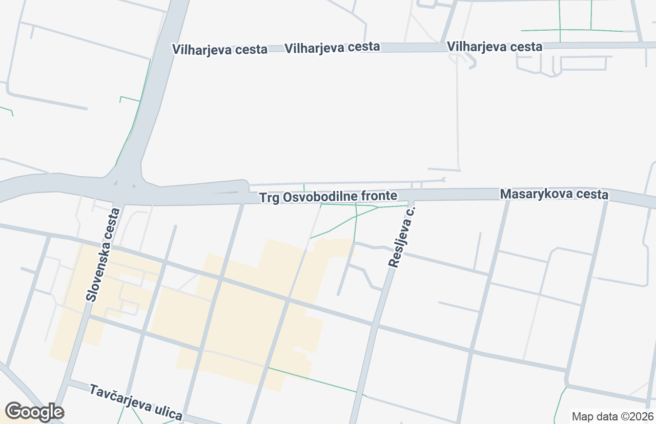 Zemljevid EasyHours z lokacijami registracije delovnega časa